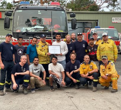 Bushfire: Relief to Firefighters in New South Wales