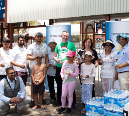 Temperature Hits 41°C: Foundation Distributes H2O  