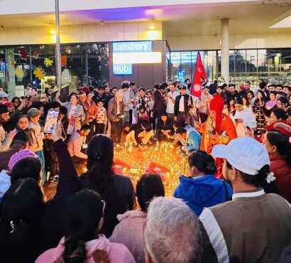 Candlelight Vigil: Punya Foundation Wishes for Peace and Prosperity in Nepal