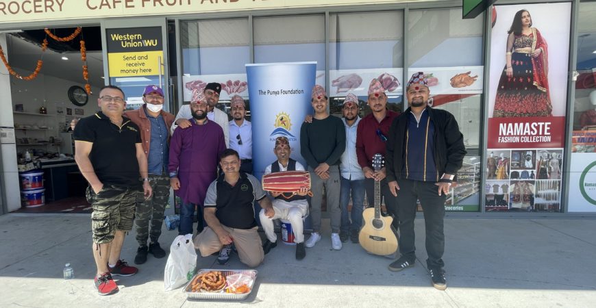 Deusi team at Namaste Supermarket 2021