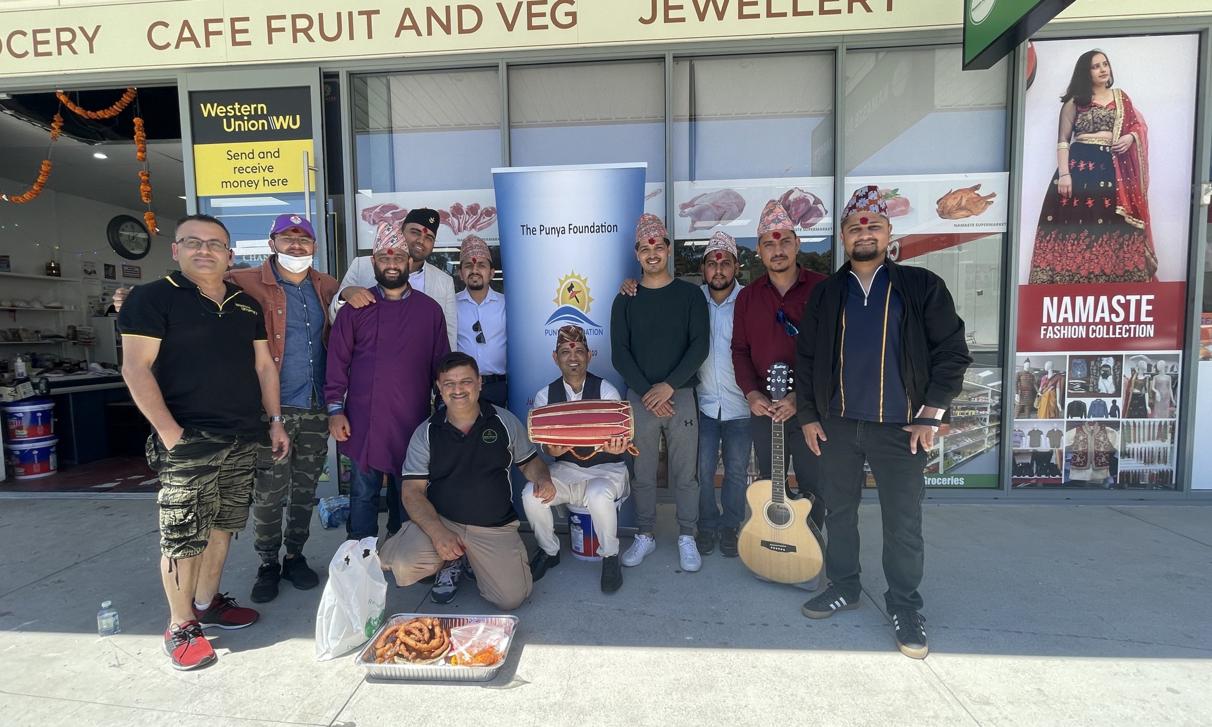 Deusi team at Namaste Supermarket 2021