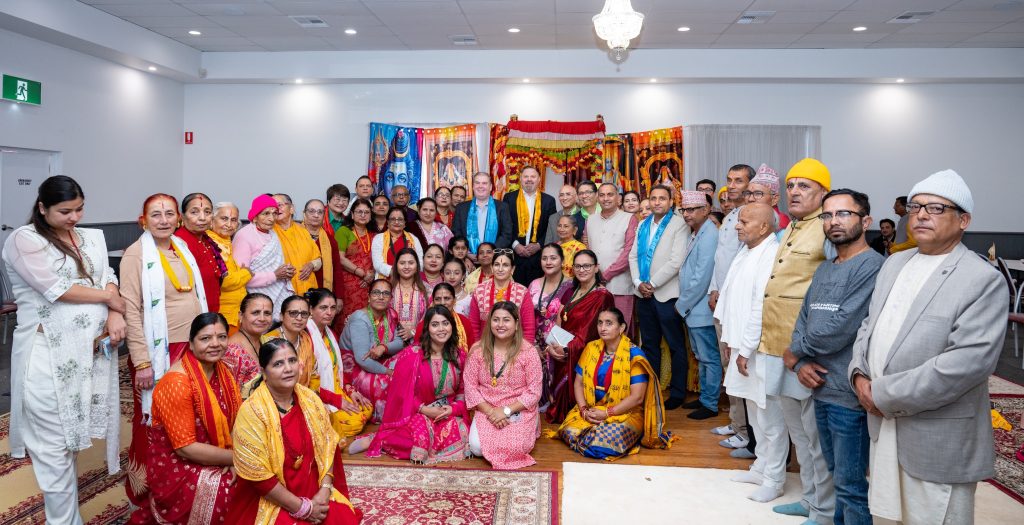 Fundraising through Puran and spirituality for the construction of a Mandir in South Australia