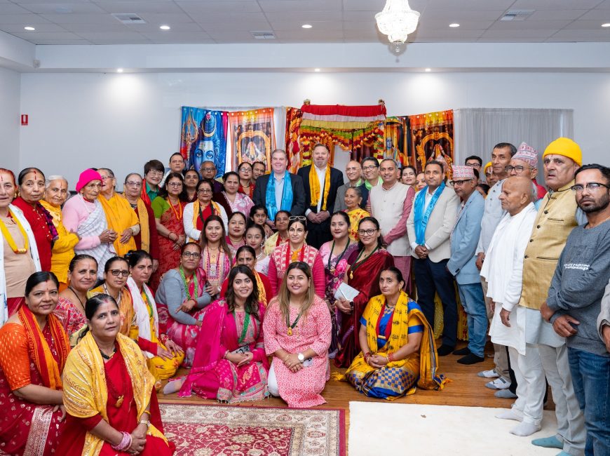 Fundraising through Puran and spirituality for the construction of a Mandir in South Australia