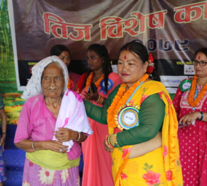 BRWF Organises TEEJ Festival in Beldangi: BRAD, FANS Club BRC & Punya Foundation Support