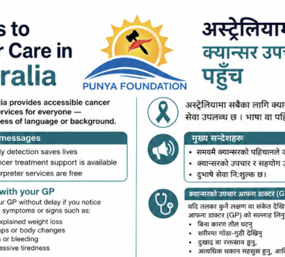 Access to Cancer Care in Australia – अस्ट्रेलियामा क्यान्सर उपचारको पहुँच