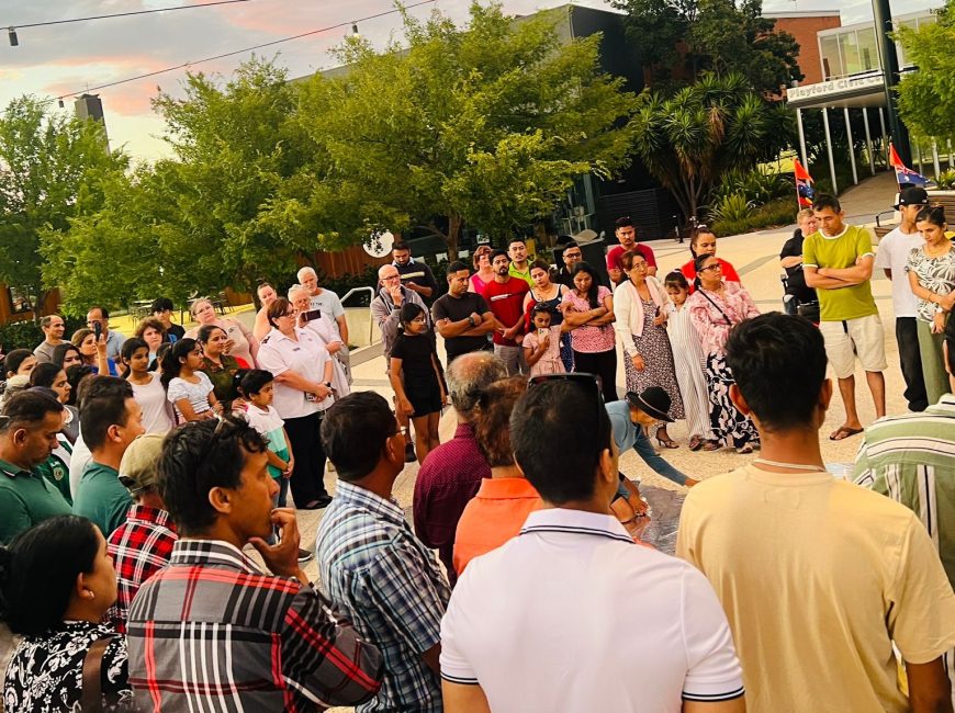 Candlelight Vigil in Playford in Remembrance of Lives Lost at the Tragic Bondi Beach Shooting