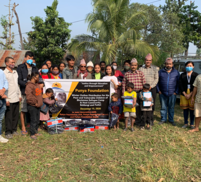 Winter Clothes Distribution: Vulnerable Children in Nepal